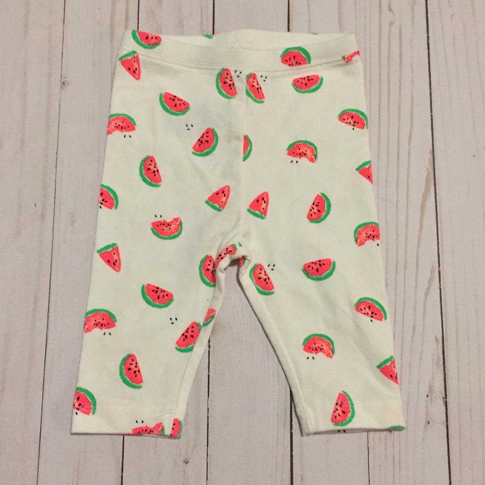 NWOT Old Navy Watermelon Print Baby Girl Leggings